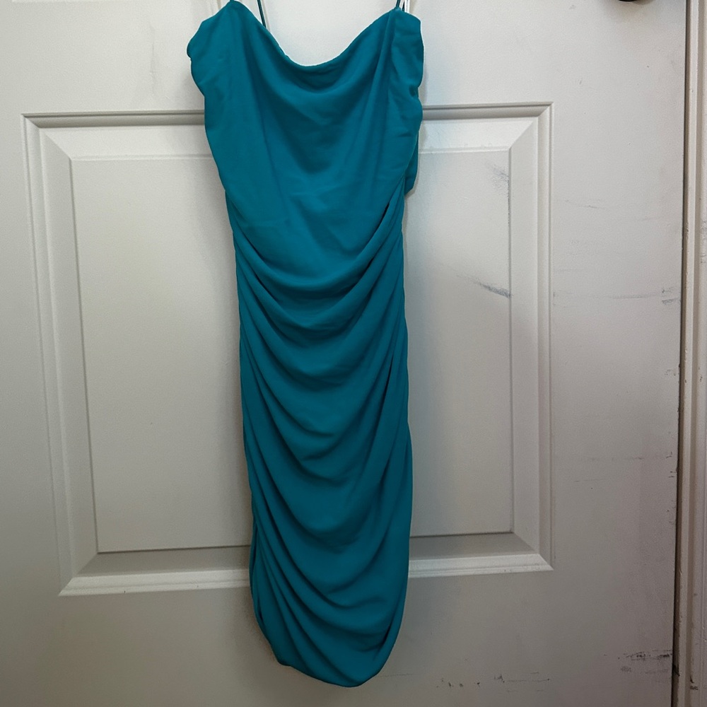 Elegant Teal Dress